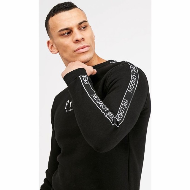 本物保証人気 プレロンドン Rochelle Taped Sweatshirt Blackの通販はau PAY マーケット - フェルマート|商品ロットナンバー:443626386 Pre London メンズ スウェット・トレーナー トップス SALE限定SALE