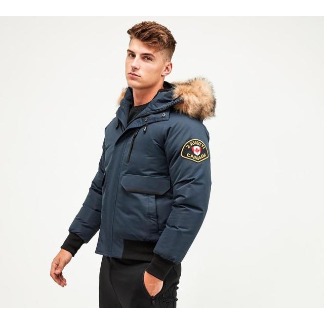 Zavetti canada navy coat Clearance