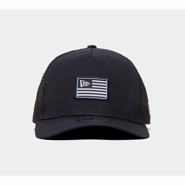 のオシャレな ニューエラ New Era メンズ キャップ 帽子 Flag Trucker Cap Navy 新入荷 Centrodeladultomayor Com Uy