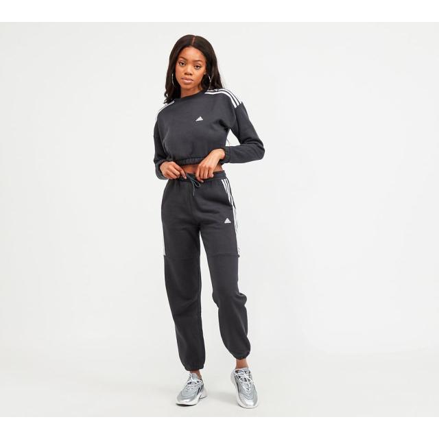 人気ブランド新作豊富 レディース Adidas アディダス スウェット トレーナー Carbon Sweatshirt Crew Cropped Hyperglam トップス クロップド トップス Trottersstop Org