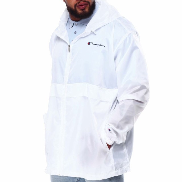 チャンピオン Champion メンズ ジャケット アノラック ウィンドブレーカー アウター Full Zip Wind Anorak Jacket Bandt White Www Naklet Com