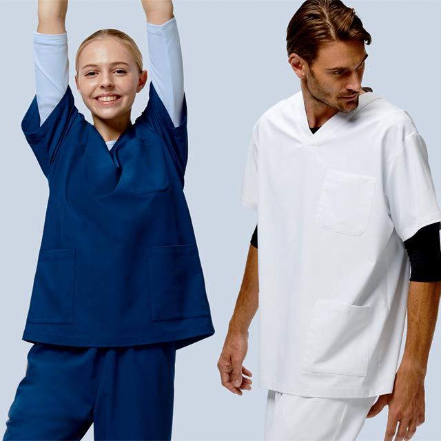 Kzn331 カゼン ドクターウェア スクラブ 手術着 男女兼用 医療用 医師用 ドクター 看護師用 ナース 介護 赤 レッド 紺 ネイビー 緑 グリの通販はau Pay マーケット 白衣ネット 商品ロットナンバー