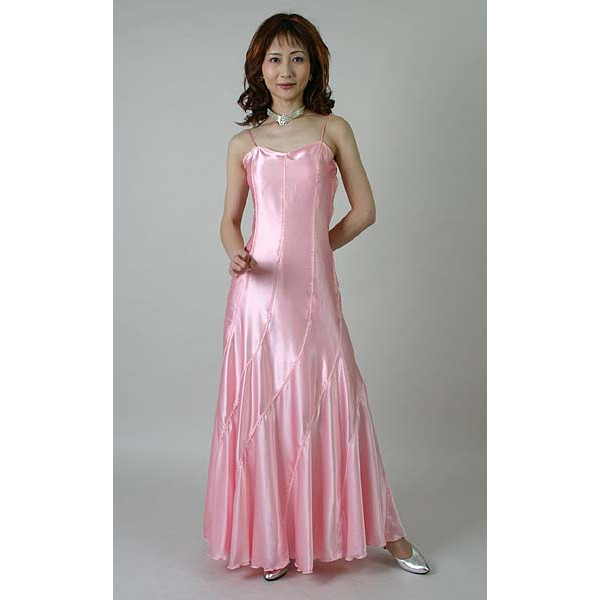 新品即決 光沢サテンのロングドレス 5号 国産ピンク 演奏会用ドレス ステージドレス 21新作モデル Www Flixel Org