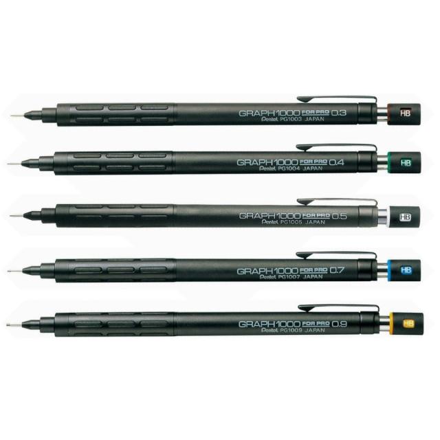 ぺんてる シャープペンシル グラフ1000 フォープロ Pg100 0 3 0 4 0 5 0 7 0 9 Mmの通販はau Pay マーケット Sakura Merchant 商品ロットナンバー