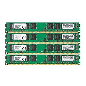 キングストン Kingston デスクトップPC用メモリ DDR3-1333 (PC3-10600) 8GBx4枚 CL9 1.5(中古品)の