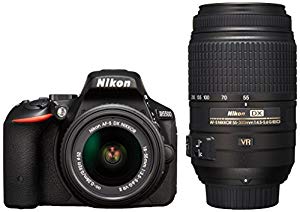 ふるさと納税 品 Nikon デジタル一眼レフカメラ D5500 ダブルズームキット ブラック 2416万 数量限定 特売 Kweli Shop