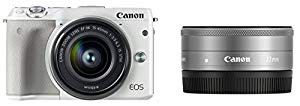 激安価格の (品)Canon ミラーレス一眼カメラ EOS M3 ダブルレンズキット(ホワイト) EF-M15-, 未来ネットワーク d27048ac