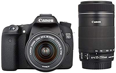 2021人気新作 Canon 良品 中古 デジタル一眼レフカメラ ダブルズームキット 70d Eos その他カメラ Revuemusicaleoicrm Org
