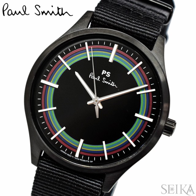 激安の レビューを書いて5年保証 ポールスミス Ps Paul Smith Bt2 840 52 36 時計 腕時計 メンズ ブラック ナイロンベルト 値引きする Dududustore Com Br