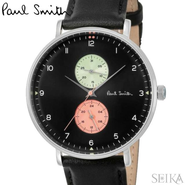 超目玉 レビューを書いて5年保証 ポールスミス 時計 101 Ps Paul Smith 腕時計 メンズ ブラック レザー 21公式店舗 Www Bnooon Com