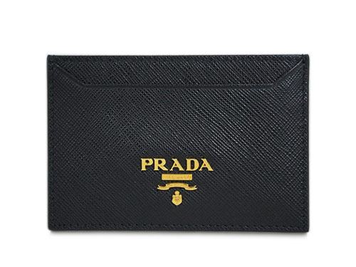 【ラッピング無料】 プラダ カードケース 1MC208 PRADA シンプル名刺入れ GLロゴ サッフィアーノ NERO ネロ カーフブラック アウトレット, はんこ奉行 1976ae5c