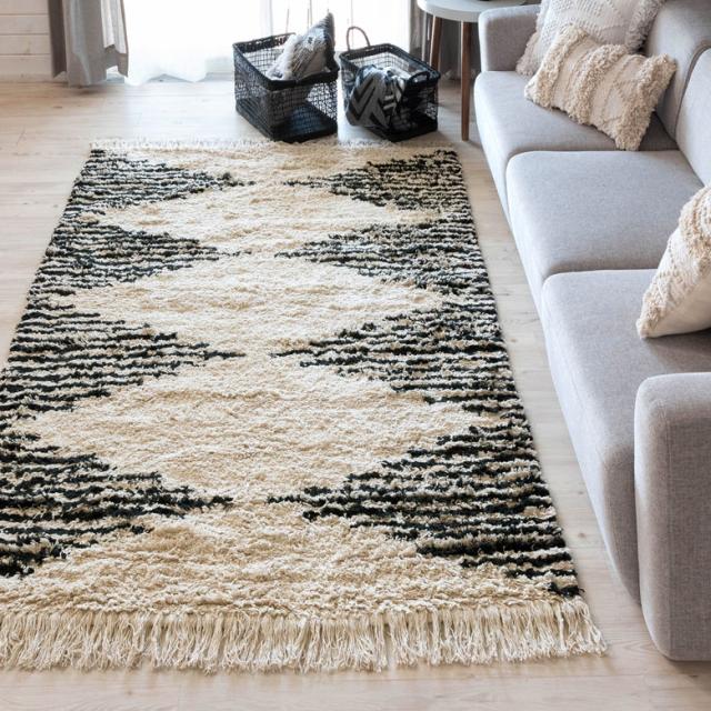 2022春夏 ラグ ラグマット ダイヤ柄 ダイヤモンド シルエット デザイン140×200cm 白黒 BOHO カーペット 絨毯 じゅうたん シャギーラグの通販はau PAY マーケット - アジア工房|商品ロットナンバー:41964315 高品質最新作