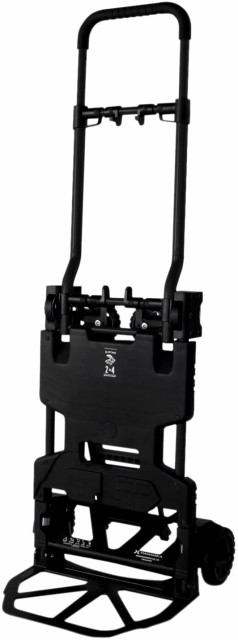 店舗 花岡車輌 折り畳み式台車 F-CART 2×4 フラットカート ブラック