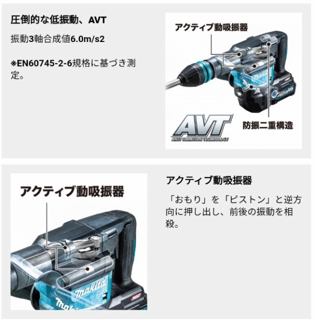 Makita - makita (マキタ) 100V 電動ハンマ SDSマックス ケース付 電源