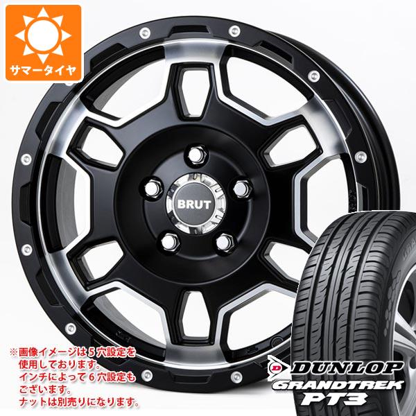 無料長期保証 サマータイヤ 215 70r16 100h ダンロップ グラントレック Pt3 ブルート Br 66 6 5 16 タイヤホイール4本セット 年最新海外