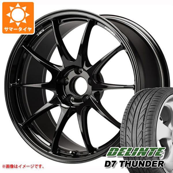 シビック タイプR FK8用 サマータイヤ デリンテ D7 サンダー 245/35R19 97W XL TWS モータースポーツ RS317 8.5-19 タイヤホイール4本セ