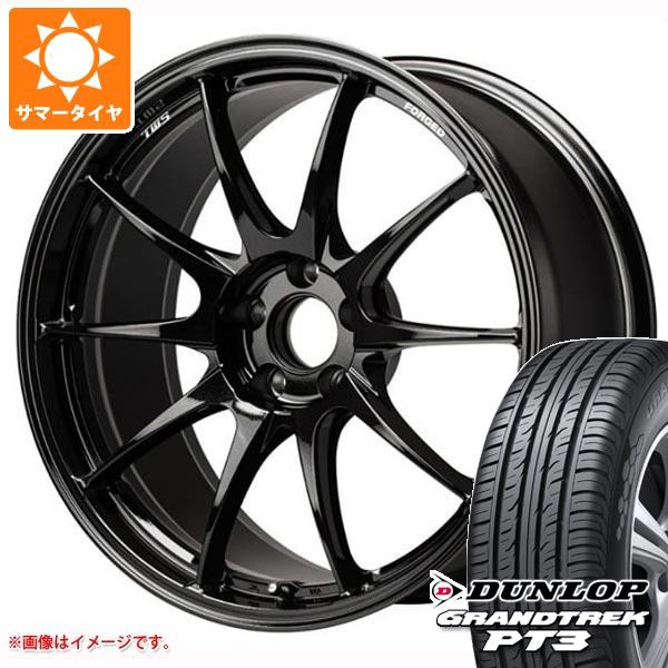 サマータイヤ 235/55R19 101V ダンロップ グラントレック PT3 TWS モータースポーツ RS317 8.5-19 タイヤホイール4本セット