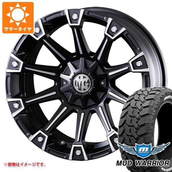 ハイラックス 120系用 サマータイヤ モンスタ マッドウォーリアー LT265/50R20 117/114Q ホワイトレター クリムソン MG モンスター 8.5-2