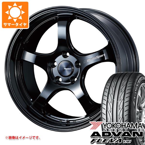 お気に入り 225/40R19 93W XL ヨコハマ アドバン フレバ V701 ウェッズスポーツ RN-05M 8.0-19, 名入れテントの老舗オオハシテント bdf7ee53