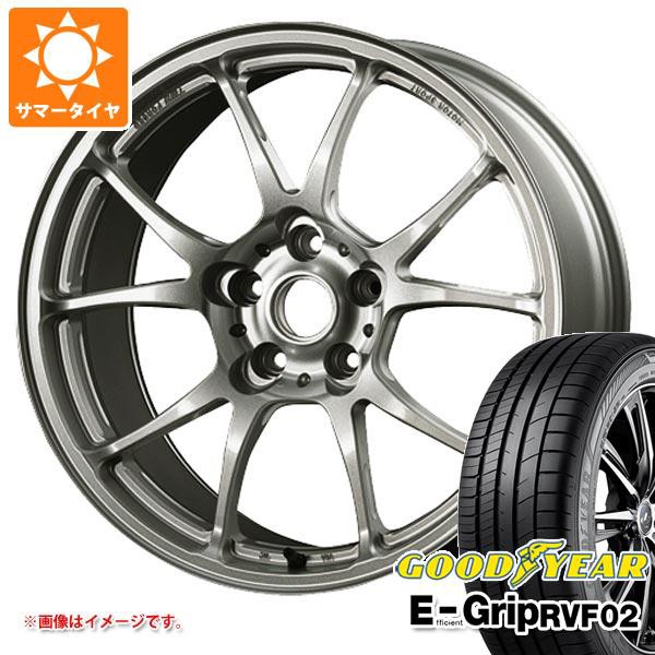 サマータイヤ 225/60R17 99H グッドイヤー エフィシエントグリップ RVF02 TWS モータースポーツ T66-F 7.5-17 タイヤホイール4本セット