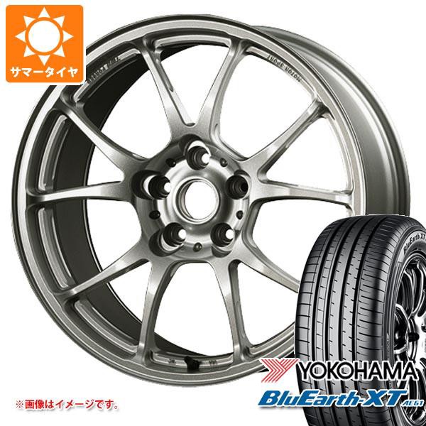 サマータイヤ 215/60R17 96H ヨコハマ ブルーアースXT AE61 TWS モータースポーツ T66-F 7.5-17 タイヤホイール4本セット