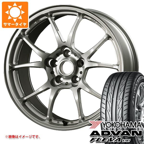 サマータイヤ 225/40R18 92W XL ヨコハマ アドバン フレバ V701 TWS モータースポーツ T66-F 8.0-18 タイヤホイール4本セット