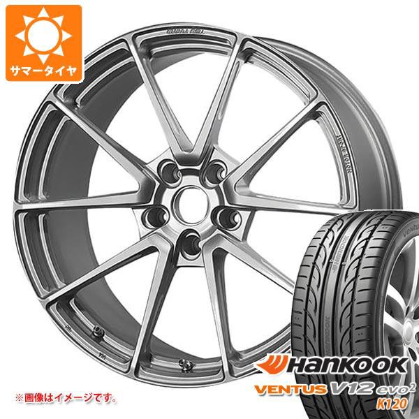 サマータイヤ 225/40R18 92Y XL ハンコック ベンタス V12evo2 K120 TWS モータースポーツ T66-GT 8.0-18 タイヤホイール4本セット