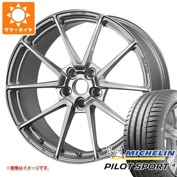 サマータイヤ 245/40R18 93Y ミシュラン パイロットスポーツ4 AO アウディ承認 TWS モータースポーツ T66-GT 8.5-18 タイヤホイール4本セ