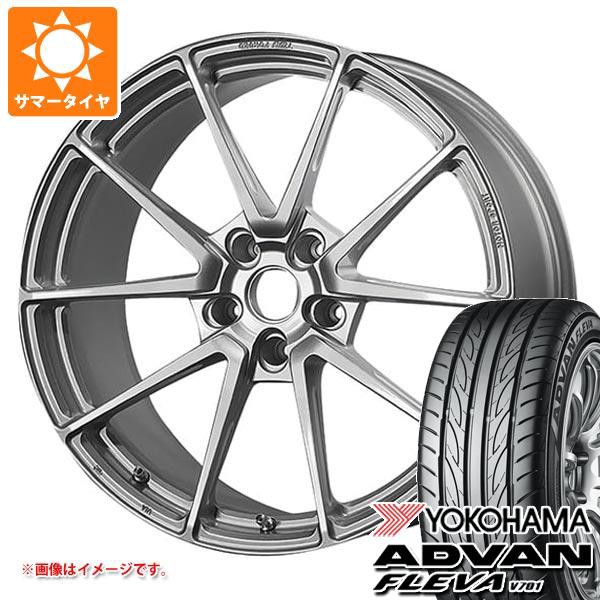 サマータイヤ 245/40R18 97W XL ヨコハマ アドバン フレバ V701 TWS モータースポーツ T66-GT 8.5-18 タイヤホイール4本セット