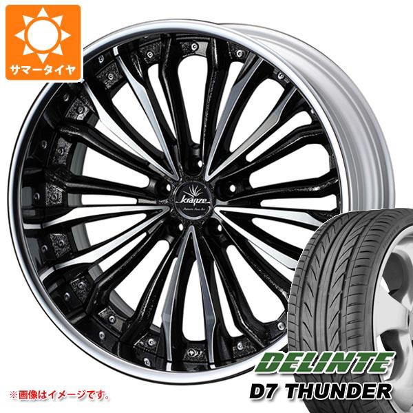 【おトク】 サマータイヤ 265/30R22 97W XL デリンテ D7 サンダー クレンツェ フェルゼン 9.0-22 タイヤホイール4本セット, 鳳至郡 286fd467