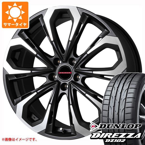 100%安心保証 サマータイヤ 215/40R17 87W XL ダンロップ ディレッツァ DZ102 レイシーン プラバ 5X 7.0-17 タイヤ ホイール4本セット:大特価アウトレット -kibox.com.mx