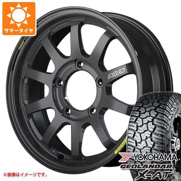 5本セット ジムニー JB64W用 サマータイヤ ヨコハマ ジオランダー X-AT G016 LT215/70R16 100/97Q ブラックレター レイズ エーラップ J 2