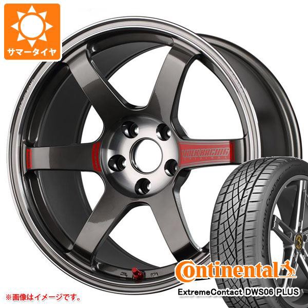 サマータイヤ 245/50R18 100W コンチネンタル エクストリームコンタクト DWS06 プラス レイズ ボルクレーシング TE37 サーガ SL 8.5-18