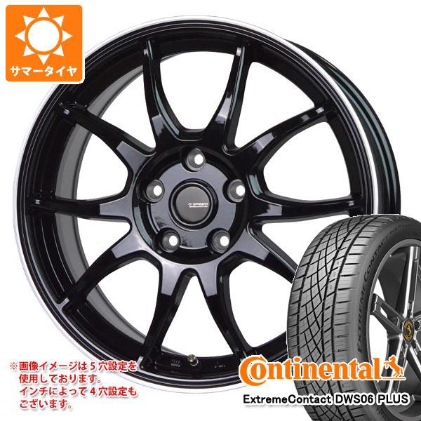 サマータイヤ 215/50R17 95W XL コンチネンタル エクストリームコンタクト DWS06 プラス ジースピード P-06 7.0-17 タイヤホイール4本セ