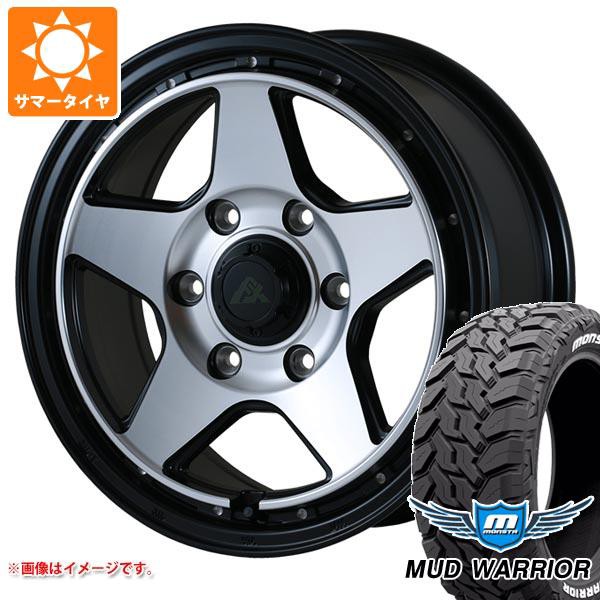 ハイエース 200系用 サマータイヤ モンスタ マッドウォーリアー LT215/70R16 107/105Q ホワイトレター ドゥオール フェニーチェ クロス X