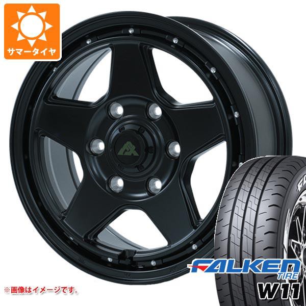 ハイエース 200系用 サマータイヤ ファルケン W11 195/80R15 107/105N ホワイトレター ドゥオール フェニーチェ クロス XC5 6.0-15 タイ