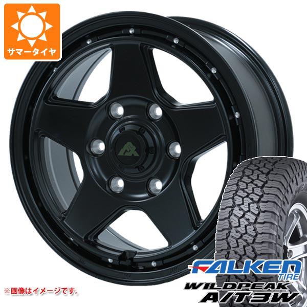 ハイエース 200系用 サマータイヤ ファルケン ワイルドピーク A/T3W 195/80R15 107/105N ドゥオール フェニーチェ クロス XC5 6.0-15 タ