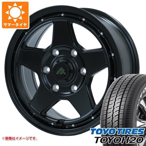 ハイエース 200系用 サマータイヤ トーヨー H20 195/80R15 107/105N ホワイトレター ドゥオール フェニーチェ クロス XC5 6.0-15 タイヤ