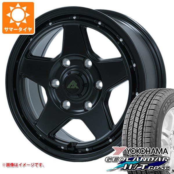 ハイエース 200系用 サマータイヤ ヨコハマ ジオランダー H/T G056 195/80R15 107/105L LT ホワイトレター ドゥオール フェニーチェ クロ