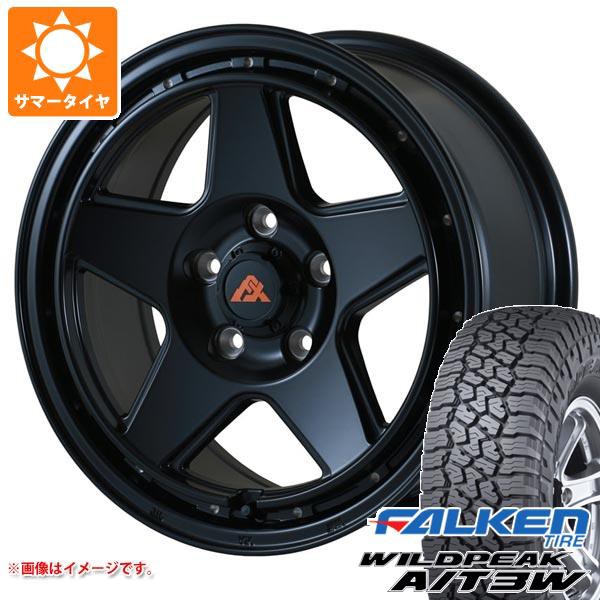 デリカD:5用 サマータイヤ ファルケン ワイルドピーク A/T3W 235/70R16 109T XL ドゥオール フェニーチェ クロス XC5 7.0-16 タイヤホイ