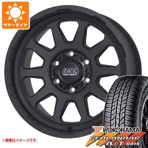 オックスフォードブルー GEOLANDAR FJクルーザー 10系用 サマータイヤ ヨコハマ ジオランダー A/T G015 LT285/70R17  121/118S アウトラインホワイトレター マッドクロスレンジャー 8.0-17