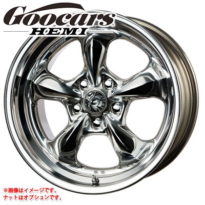 【人気急上昇】 グッカーズ ヘミ 8.5-15 ホイール1本 Goocars HEMI, 照明専門店 プリズマ 21308fac