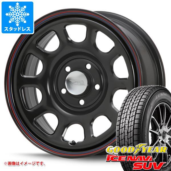 ラウンド スタッドレスタイヤ グッドイヤー アイスナビ SUV 235/70R16 106Q & デイトナ SS ブラック 新型デリカD5対応 7.0-16 タイヤホイール4本, JSPTOKAI ac1ea96f