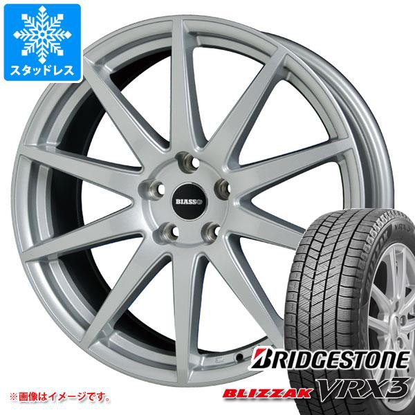 メルセデスベンツ W176 Aクラス用 スタッドレス ブリヂストン ブリザック VRX3 225/40R18 88Q ビアッソ BI-01 タイヤホイール4本セット