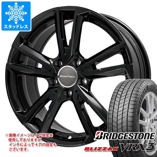 メルセデスベンツ X156 GLAクラス用 スタッドレス ブリヂストン ブリザック VRX3 235/50R18 97Q ユーロテック ガヤ ソリ タイヤホイール4