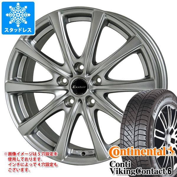 全てのアイテム スタッドレスタイヤ コンチネンタル コンチバイキングコンタクト6 245/50R18 100T & エクスター プラスツー 8.0-18 タイヤホイール4本セ, 子供服 なかよし ff9f4b7a