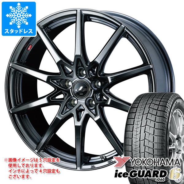 ー品販売 スタッドレスタイヤ ヨコハマ アイスガードシックス iG60 225/65R17 102Q & レオニス SV BMC1 7.0-17 タイヤホイール4本セット 225/65-1, OHMURA I&E 2cc3a906