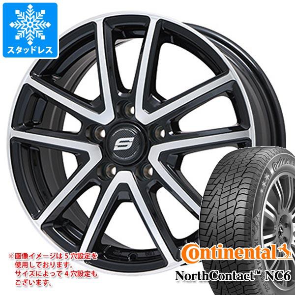 ファッション スタッドレスタイヤ コンチネンタル ノースコンタクト NC6 185/65R15 92T XL & ホライズン ブラックポリッシュ タイヤホイール4本セット, SWAPMEET 769c79cb
