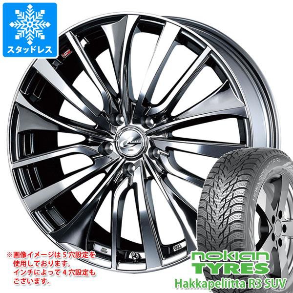 大量入荷 スタッドレスタイヤ ノキアン ハッカペリッタ R3 SUV 235/65R17 108R XL & レオニス VT BMCミラーカット 7.0-17 タイヤホイール4本セッ, ノミグン cb7e18f0
