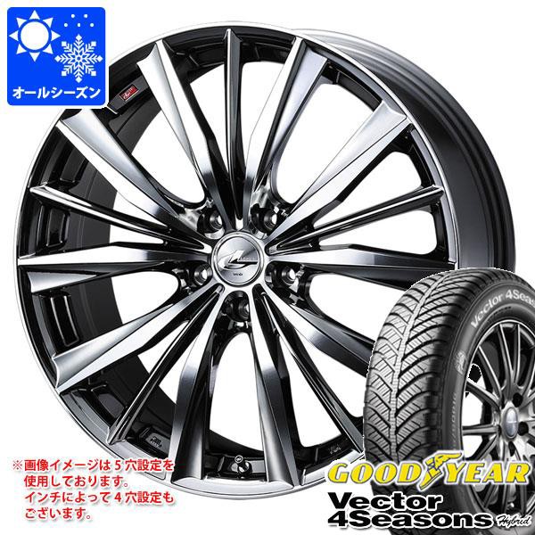 【海外限定】 225/55R17 101H XL グッドイヤー ベクター 4シーズンズ ハイブリッド レオニス VX BMCミラーカット 7.0-17, カフス専門店-16th Street fbd7e088